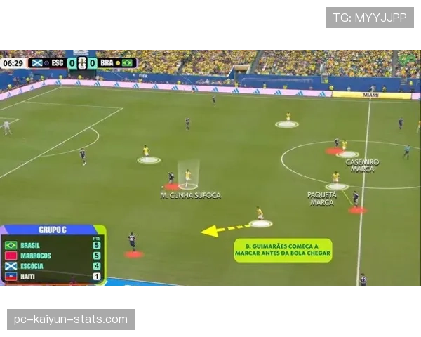 巴西对苏格兰战报：3-0胜利送对手出局